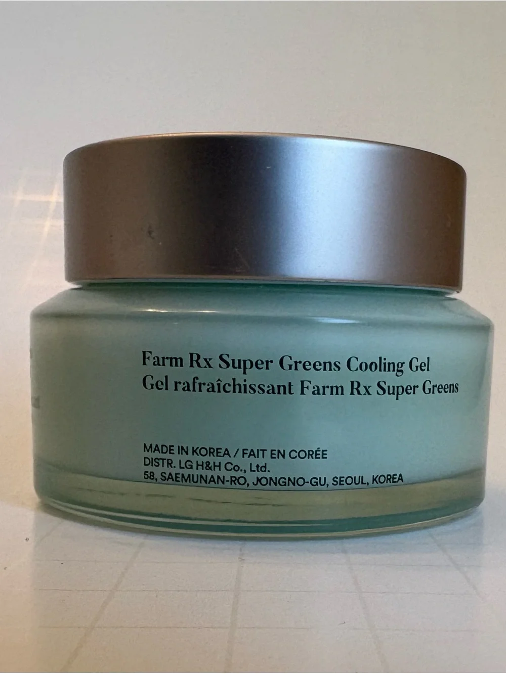 FARM × Super Greens Cooling Gel — Green